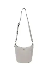 Beiger Leder Guess Schultertasche groß