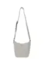 Beiger Leder Guess Schultertasche groß