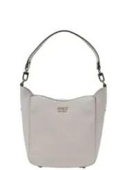 Weiße Guess Schultertasche mit Logo