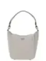 Weiße Guess Schultertasche mit Logo