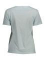 Tops & T-Shirts Chic Light Blue Embroidered Tee 60,00 € 7628067538804 | Planet-Deluxe