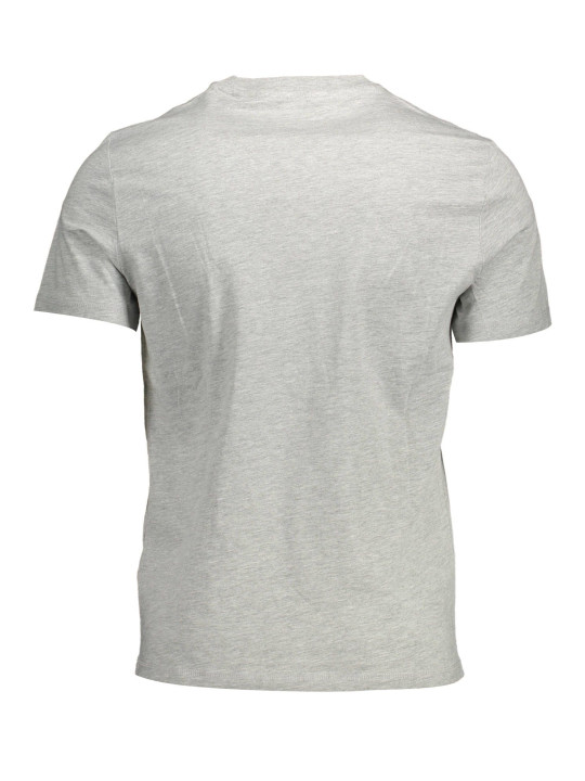 T-Shirts Chic Gray Slim Fit Organic Cotton Tee 40,00 € 7628067731656 | Planet-Deluxe