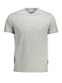 T-Shirts Chic Gray Slim Fit Organic Cotton Tee 40,00 € 7628067731656 | Planet-Deluxe