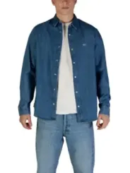 Tommy Hilfiger Jeanshemd mit Flaggenlogo