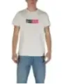 Weißes Tommy Hilfiger Rundhals T-Shirt