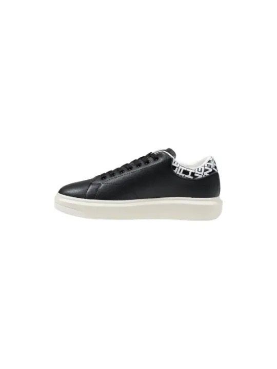 Schwarze Armani Exchange Sneaker Leder