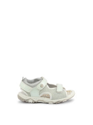 Weiße Sneaker mit Klettverschluss