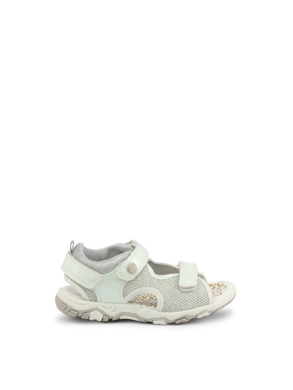 Weiße Sneaker mit Klettverschluss
