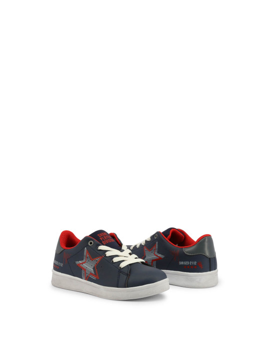 Navy blaue Sneakers mit Stern