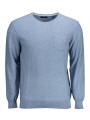 Sweaters Elegant Light Blue Crew-Neck Sweater 140,00 € 7325706160890 | Planet-Deluxe