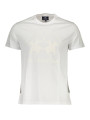 T-Shirts Elegant White Crew Neck Tee with Signature Print 60,00 € 7613431358669 | Planet-Deluxe