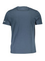 T-Shirts Elegant Embroidered Blue Cotton Tee 60,00 € 7613431359147 | Planet-Deluxe