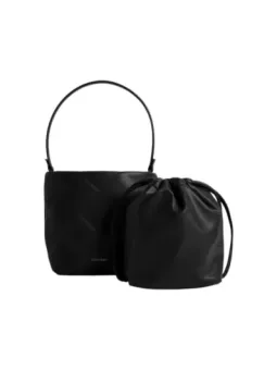 Schwarze Calvin Klein Handtasche mit Beutel