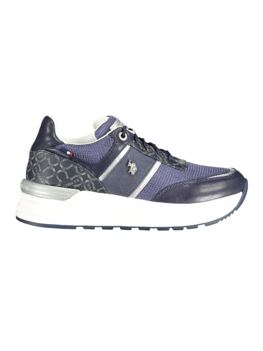 Sneakers Chic Blue Lace-Up Sport Sneakers 140,00 € 8055197277881 | Planet-Deluxe