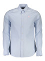 Shirts Elegant Light Blue Slim Fit Shirt 140,00 € 7613314590797 | Planet-Deluxe