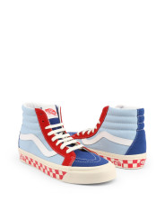 Blaue Vans SK8-HI Sneakers präsentiert