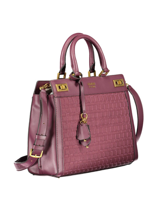 Handbags Elegant Purple Polyurethane Handbag 240,00 € 190231636625 | Planet-Deluxe