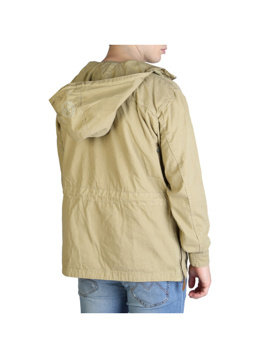 Beiger Windbreaker für Männer Braun
