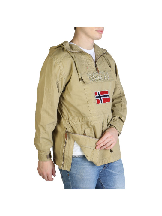 Beige Geographical Norway Herrenjacke Braun