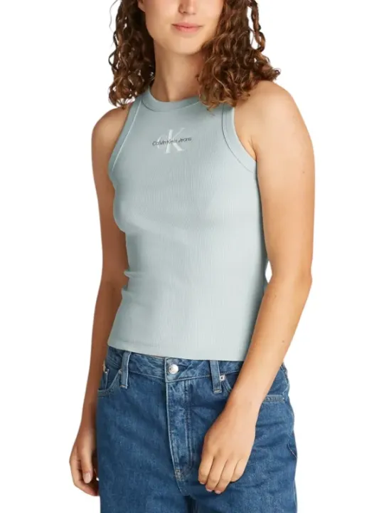 "Calvin Klein Jeans Tank-Tops im Sale | Calvin Klein Jeans - Calvin Klein Jeans Canotta Donna online kaufen"|Planet-Deluxe