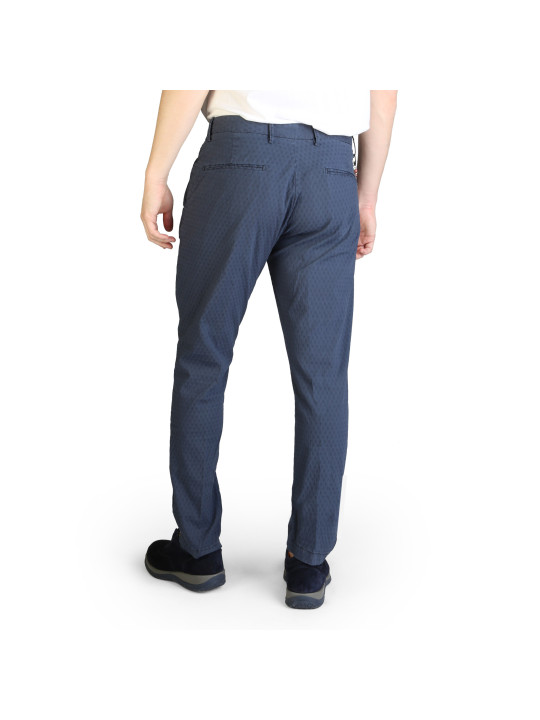 Blaue Herrenstoffhose mit Pinstreifen