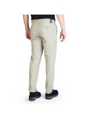 Beige Hose mit schwarzem Streifen