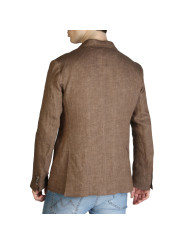 Braunes Leinen-Blazer für Herren