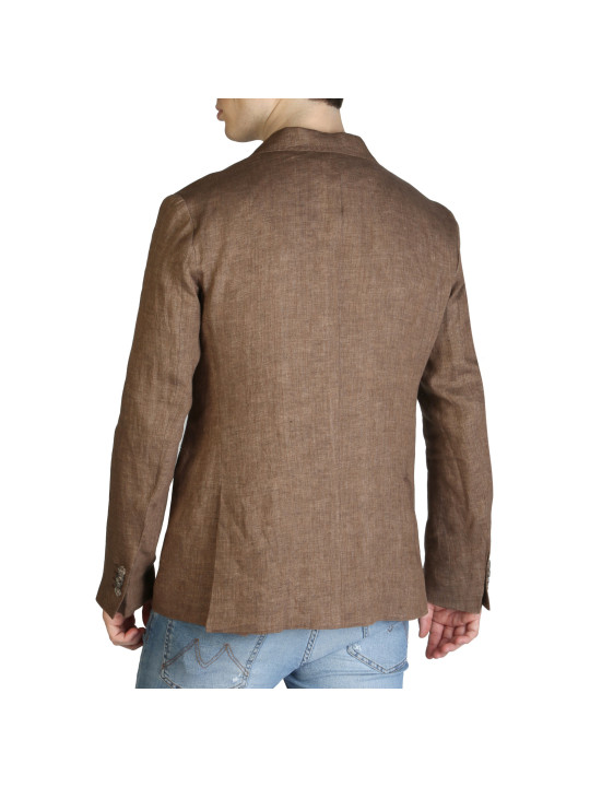 Braunes Leinen-Blazer für Herren