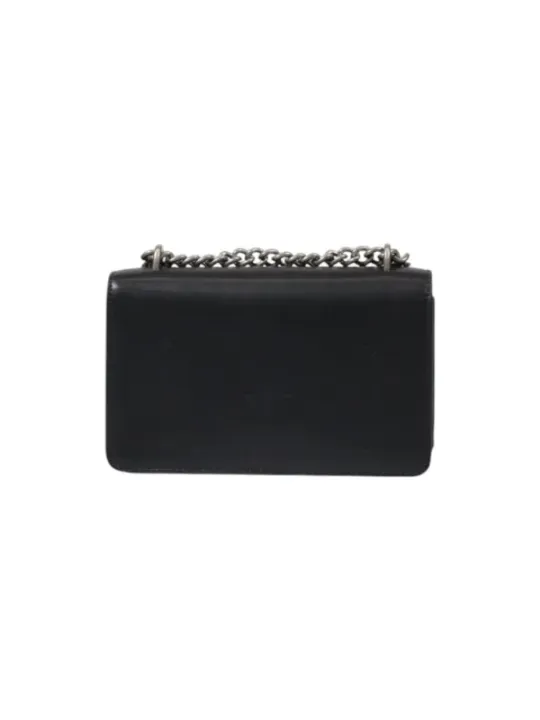 Schwarze Pinko Handtasche mit Kette