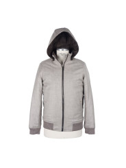 Jackets Elegant Beige Padded Wool-Cashmere Jacket 1.290,00 € 8050246662205 | Planet-Deluxe