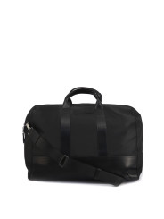 Schwarze Emporio Armani Leder Reisetasche