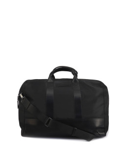 Schwarze Emporio Armani Leder Reisetasche