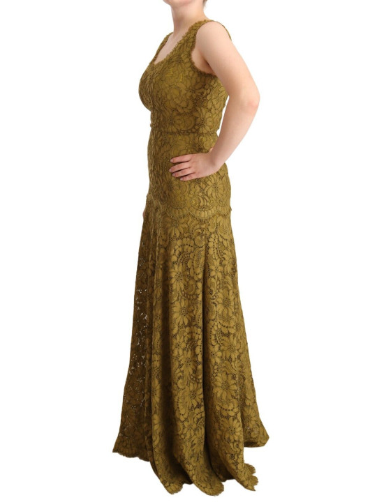 Dresses Elegant Lace Floor-Length Sleeveless Gown 4.000,00 € 8053901281919 | Planet-Deluxe