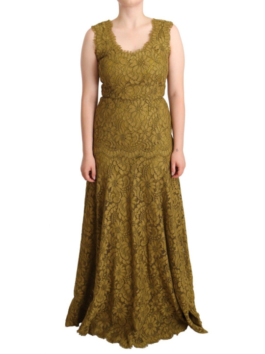 Dresses Elegant Lace Floor-Length Sleeveless Gown 4.000,00 € 8053901281919 | Planet-Deluxe