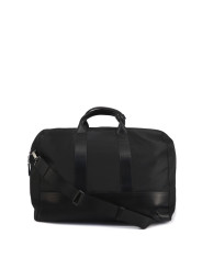 Schwarze Armani Ledertasche für Reisen