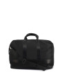 Schwarze Armani Ledertasche für Reisen