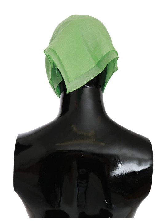 Scarves Elegant Apple Green Linen Scarf 250,00 € 7333413043818 | Planet-Deluxe