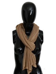 Scarves Elegant Men's Brown Neck Wrap Shawl Scarf 300,00 € 7333413043825 | Planet-Deluxe