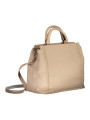 Handbags Beige Elegance Dual Compartment Handbag 180,00 € 8051978381594 | Planet-Deluxe