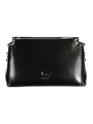 Handbags Elegant Black Contrasting Details Shoulder Bag 130,00 € 8051978381273 | Planet-Deluxe