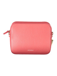 Handbags Chic Pink Leather Shoulder Handbag with Logo Accents 300,00 € 8059978521903 | Planet-Deluxe