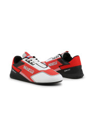 Rote Sparco Rennsportschuhe für Fahrer