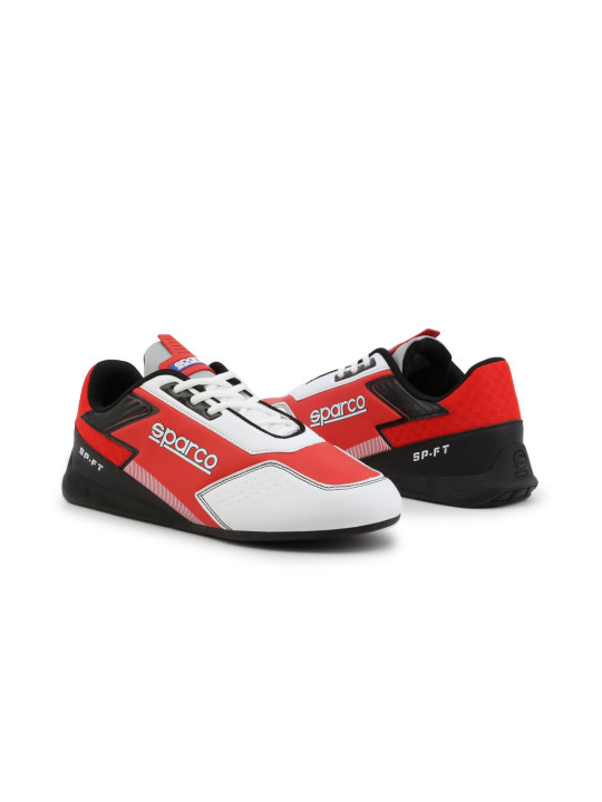 Rote Sparco Rennsportschuhe für Fahrer