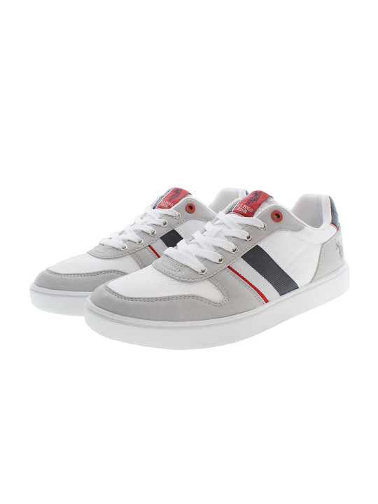 Sneakers Chic Gray Lace-Up Sneakers with Logo Detail 120,00 € 8055197347638 | Planet-Deluxe