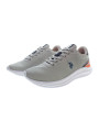 Sneakers Sleek Gray Sneakers with Iconic Logo 120,00 € 8055197344972 | Planet-Deluxe