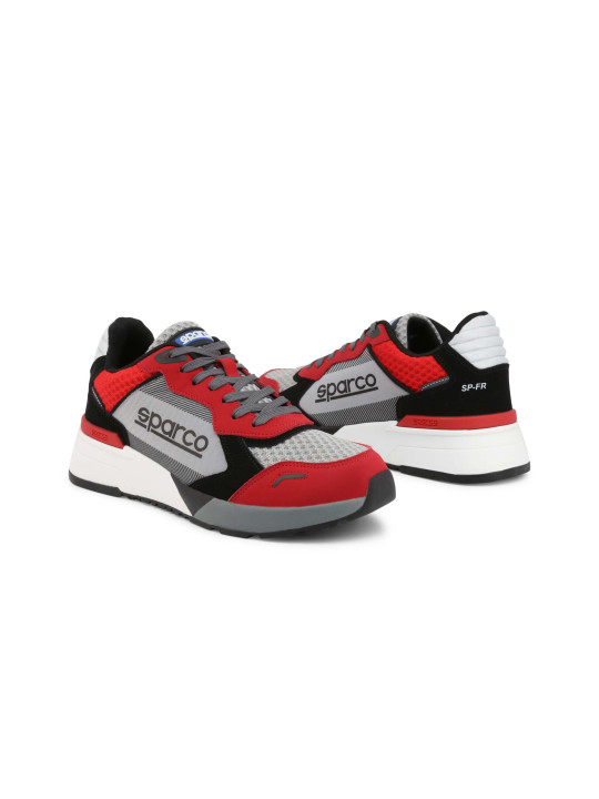 Sparco SP-FR rote und graue Sneakers