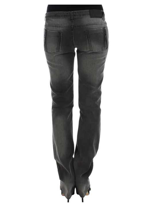 Jeans & Pants Chic Gray Straight Leg Denim Delight 260,00 € 7333413037435 | Planet-Deluxe