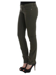 Jeans & Pants Chic Green Slim Leg Designer Jeans 260,00 € 292784266662 | Planet-Deluxe