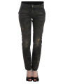 Jeans & Pants Sleek Gray Straight Leg Distressed Jeans 260,00 € 72527273004 | Planet-Deluxe