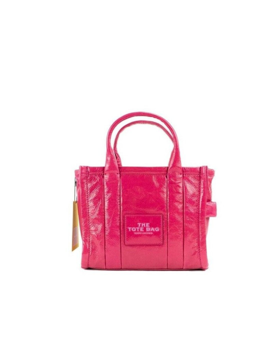 Crossbody Bags The Shiny Crinkle Mini Tote Magenta Leather Crossbody Handbag Purse 490,00 € 0196611005869 | Planet-Deluxe